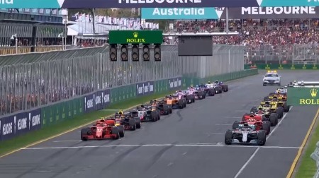 2018年F1第1戦のスタート