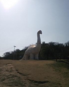 因北アメニティ公園の恐竜