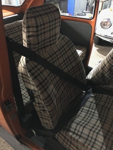 Motor Space CHELM VWのシートベルト