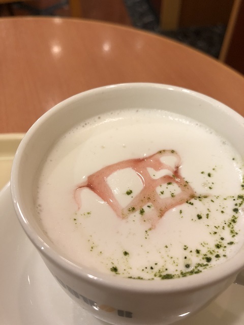 ドトールコーヒーショップ 桜香るホワイトショコララテ