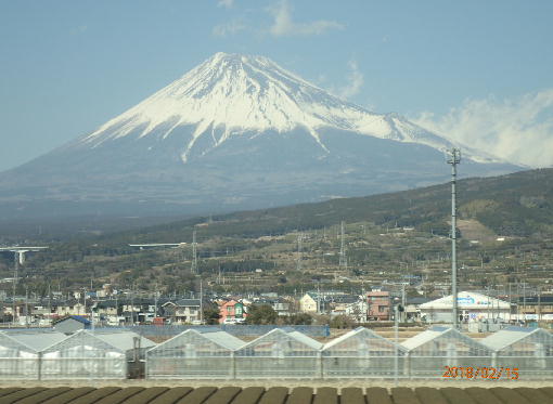 帰りの富士山