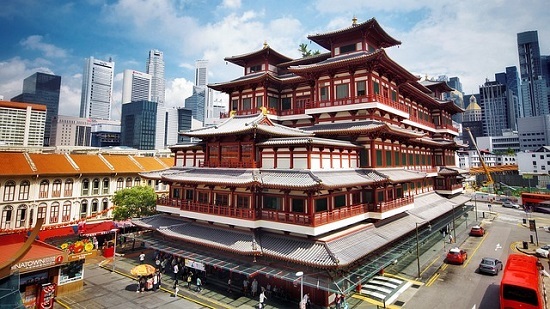 シンガポールの寺院