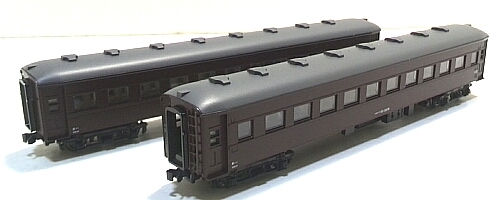 正規品、日本製 kato HO 8両 オハ35系(茶色) 鉄道