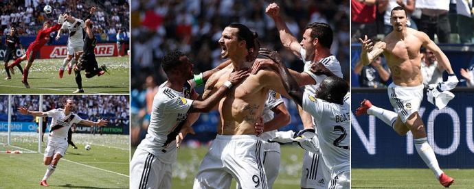 Zlatan Ibrahimovic (LA Galaxy) 2nd goal against LAFC [4]-3