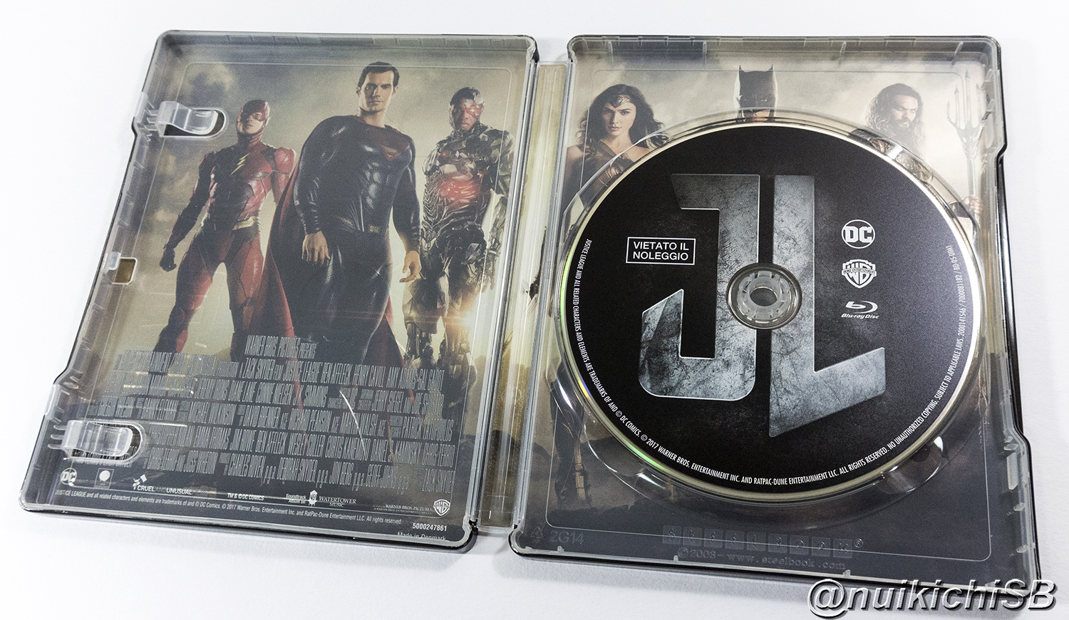 Justice League Amazon.it Italy steelbook ジャスティス・リーグ イタリア スチールブック