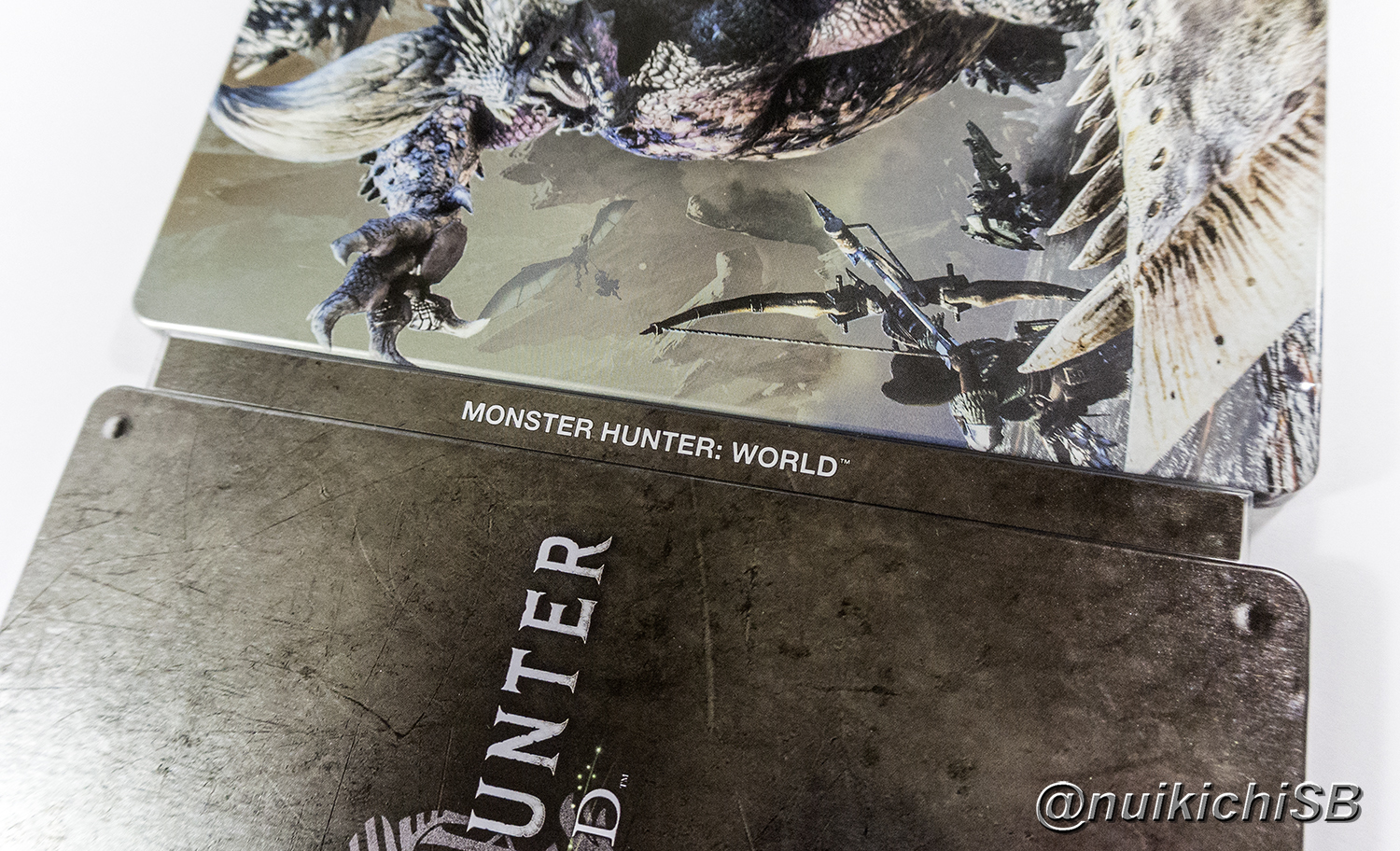 Monster Hunter World steelbook モンスターハンター:ワールド スチールブック