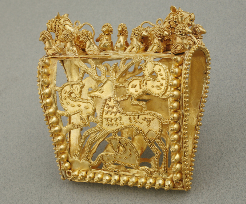 紀元前６世紀のコルキスで作られた金の装飾品