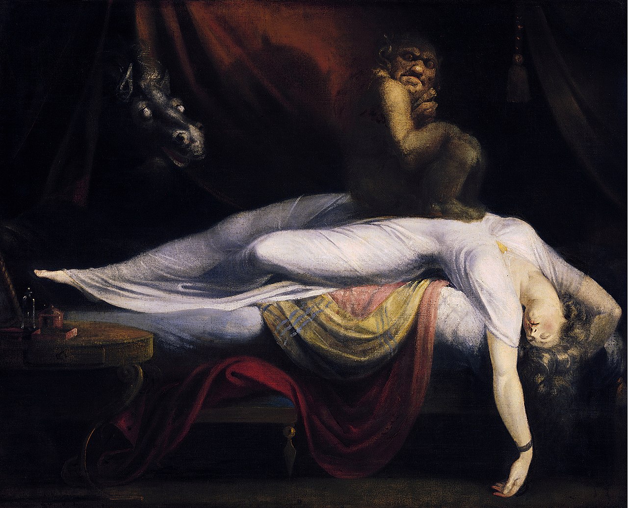 『夢魔 The Nightmare 』ヨハン・ハインリヒ・フュースリー（1781年）