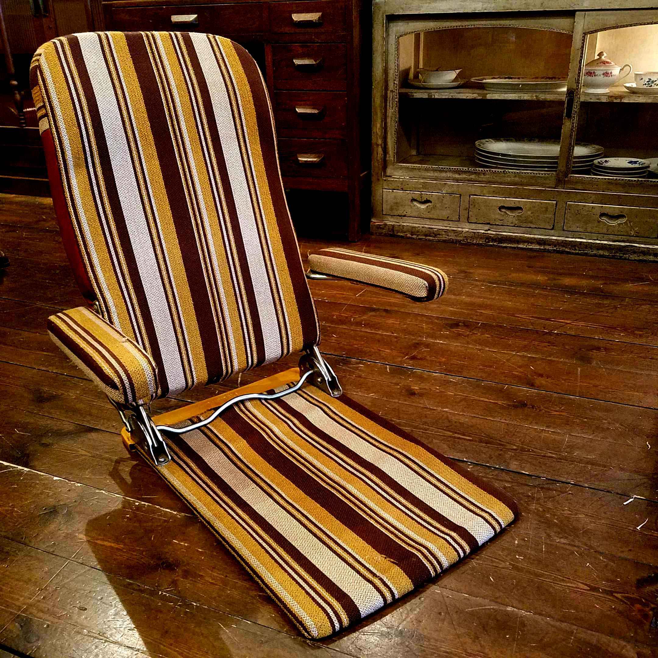 見事な創造力 70s vintage レオパードチェア 座椅子 ヴィンテージ ①